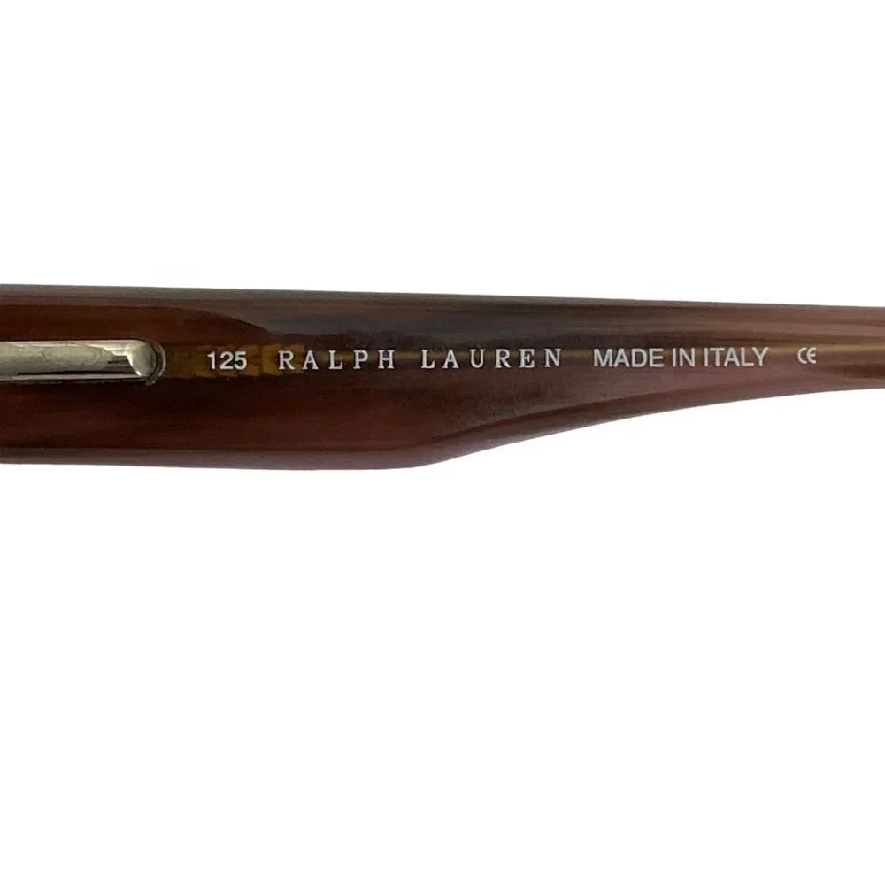 Ralph Lauren Eyeglass Frames 125 1438 Plum Eyeglasses Made in Italy Eyewear